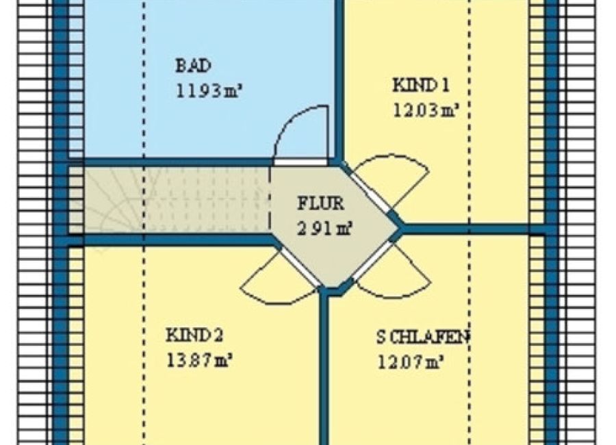 Haus Heidelberg | Grundriß - Dachgeschoß