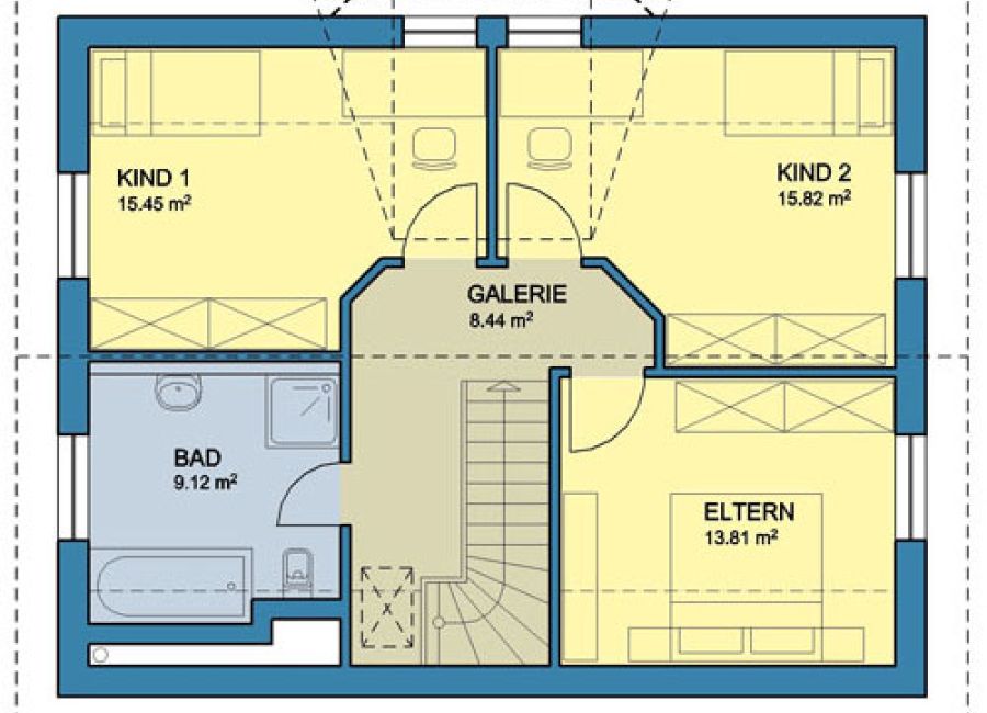 Haus Altenberg | Grundriß - Dachgeschoß
