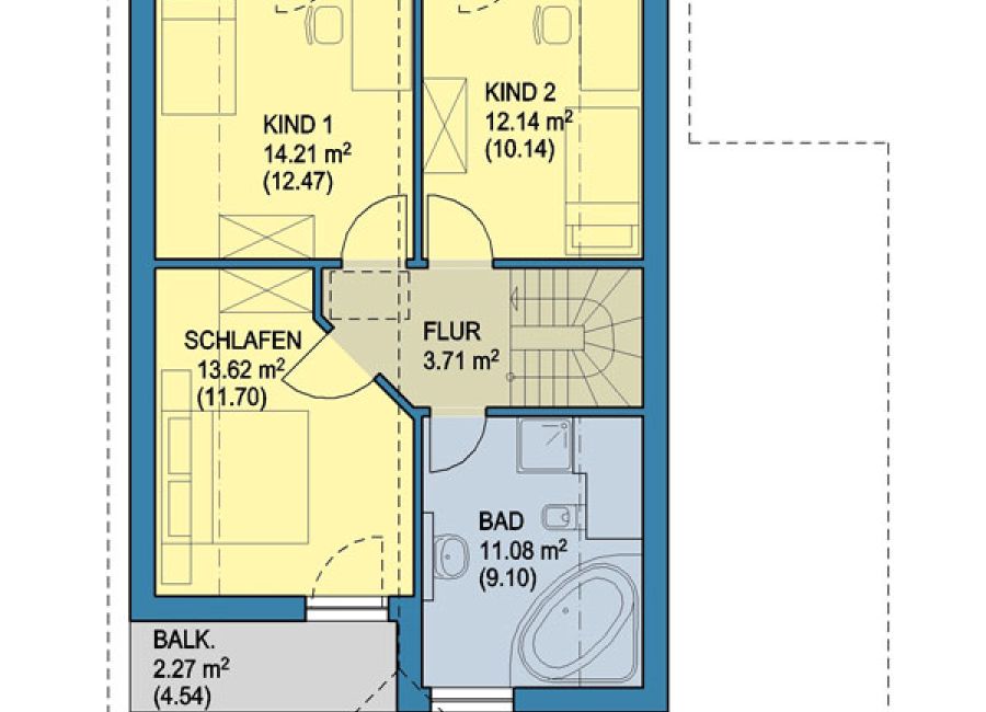 Haus Schierke | Grundriß - Dachgeschoß