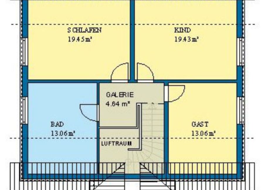 Haus Blankenburg | Grundriß - Dachgeschoß