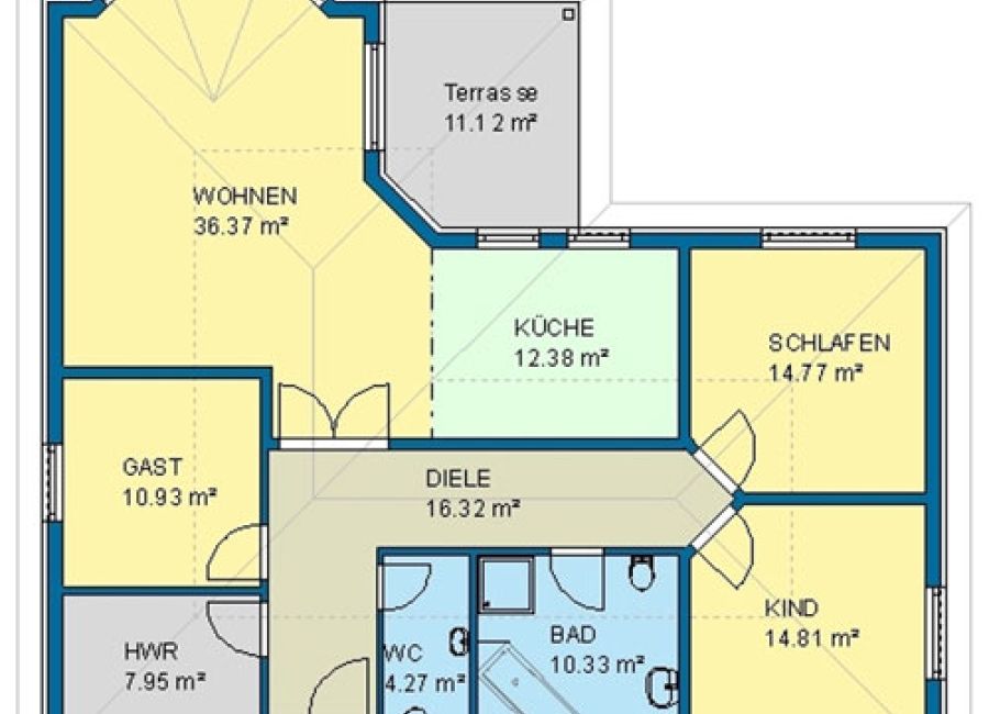 Haus Mägdesprung | Grundriß - Erdgeschoß